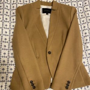 Never used tan blazer in size 0 petite